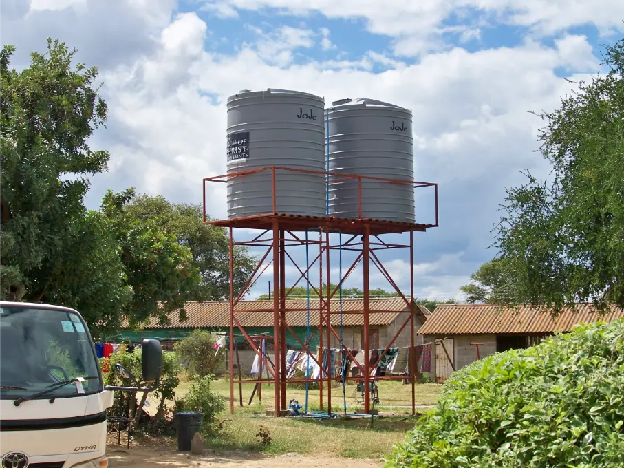 Water storage tanks for conservation