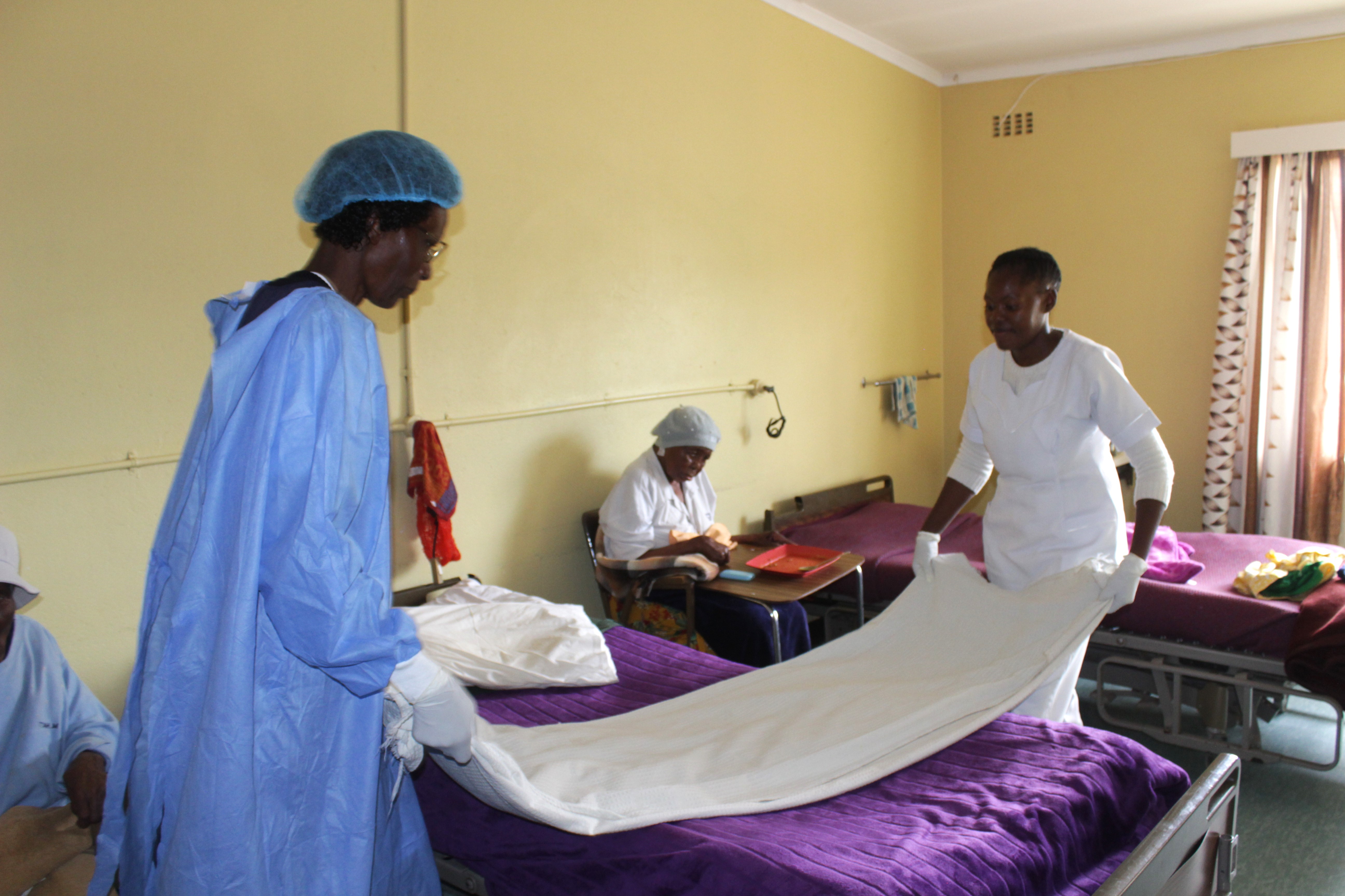 Nursing care in a calm setting